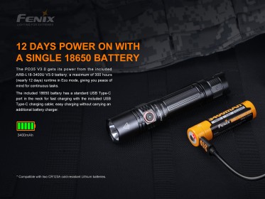 LED svietidlo Fenix PD35 V3.0