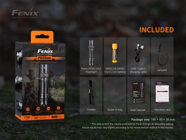 LED svietidlo Fenix PD35 V3.0