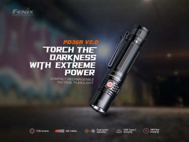 Nabíjateľné svietidlo Fenix PD36R V2.0