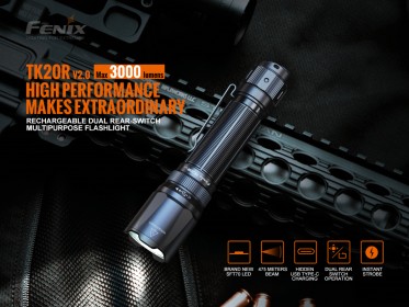 Taktické nabíjateľné svietidlo Fenix TK20R V2.0