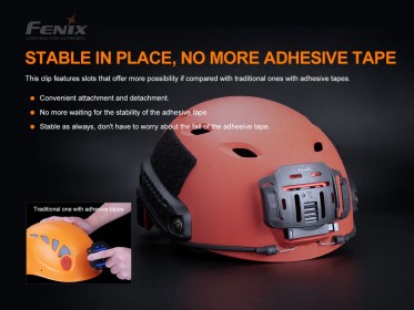 Držiak Fenix ALG-04 pre čelovky na prilby s NVG montážou
