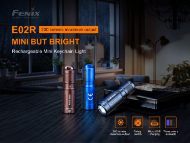 Nabíjateľná baterka Fenix E02R
