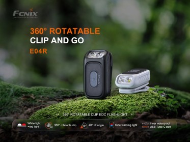 Nabíjateľná baterka Fenix E04R