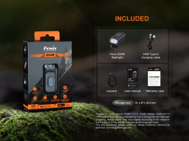 Nabíjateľná baterka Fenix E04R