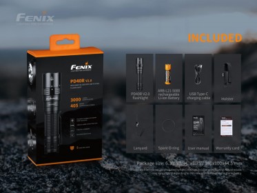 Nabíjateľné svietidlo Fenix PD40R V2.0