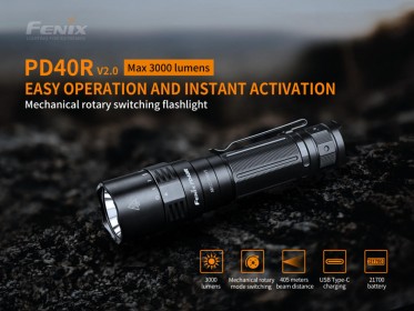 Nabíjateľné svietidlo Fenix PD40R V2.0