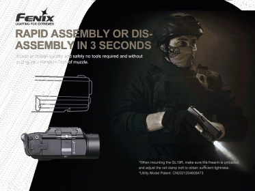 Zbraňové nabíjateľné svietidlo Fenix GL19R