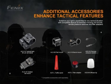 Taktické svietidlo Fenix TK22 TAC