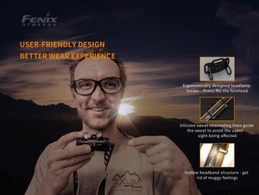 Nabíjateľná čelovka Fenix HM65R + Fenix E-LITE