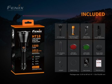 Lovecké svietidlo Fenix HT18