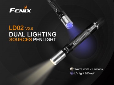 Baterka Fenix LD02 High CRI + UV
