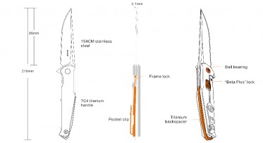 Nôž Ruike M108-TZ