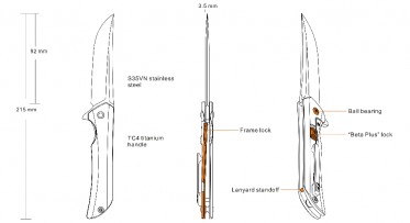 Nôž Ruike M121-TZ