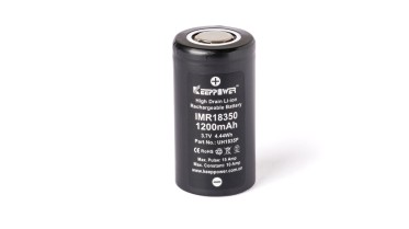 Nabíjateľná batéria Keeppower 18350 1200 mAh (Li-Ion)