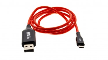 Kábel micro-USB 100 cm s LED podsvietením