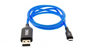 Kábel micro-USB 100 cm s LED podsvietením