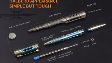 Titánové taktické pero Fenix T5Ti