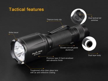 Taktická LED baterka Fenix TK25 IR
