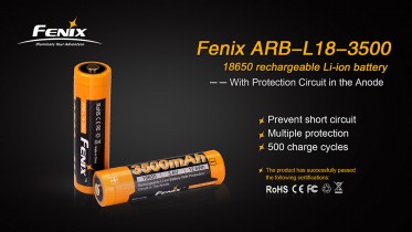 Nabíjateľná batéria Fenix 18650 3500 mAh (Li-Ion)