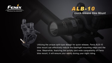 Držiak Fenix ALB-10 pre svietidlá na bicykel