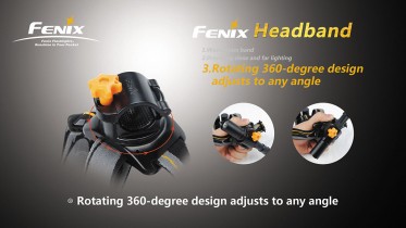 Popruh Fenix pre použitie baterky ako čelovky
