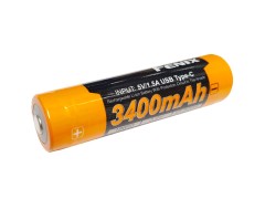 Dobíjateľná USB-C batéria Fenix 18650 3400 mAh (Li-ion)
