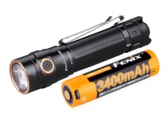 LED baterka Fenix LD30 + USB aku 3400 mAh