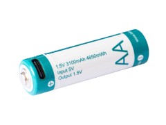 Dobíjateľná USB-C AA batéria Keeppower 3100 mAh