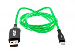 Kábel micro-USB 100 cm s LED podsvietením