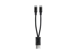 Dvojitý nabíjací micro USB kábel