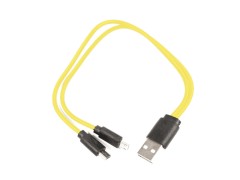 Dvojitý nabíjací micro USB kábel