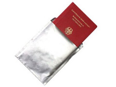 Bezpečnostný obal na biometrický pas s RFID čipom