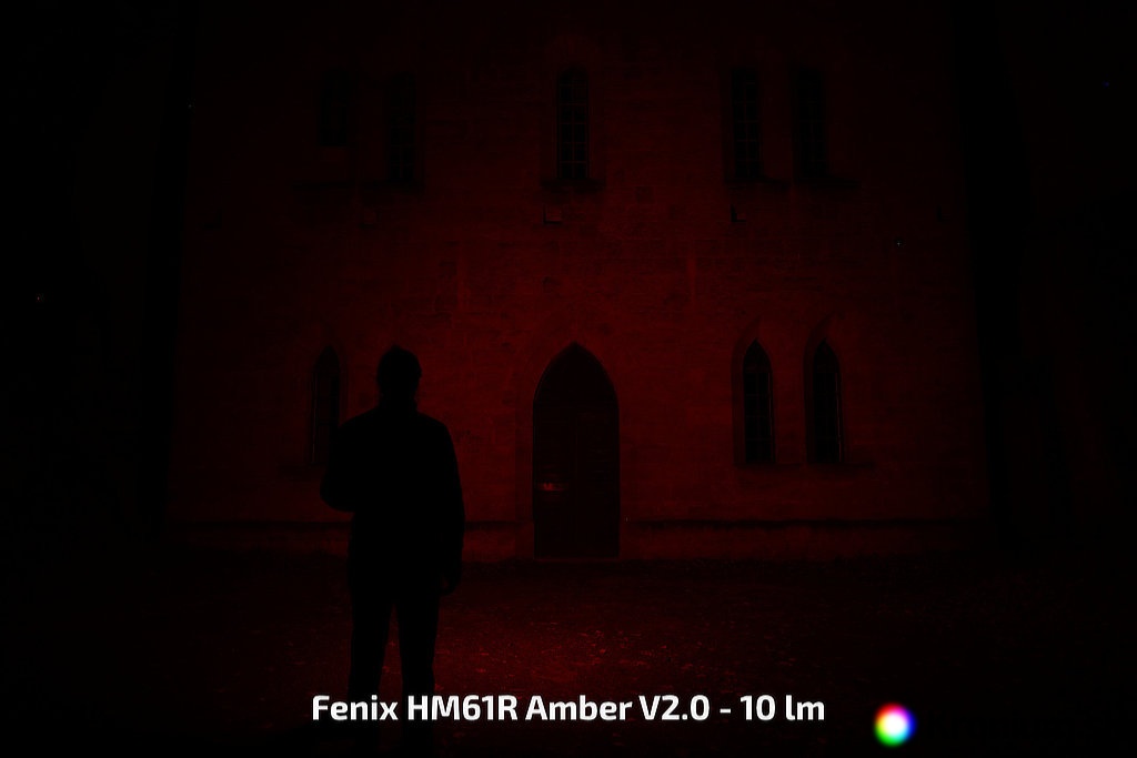 Fenix HM61R Amber V2.0 - červená 10 lúmenov