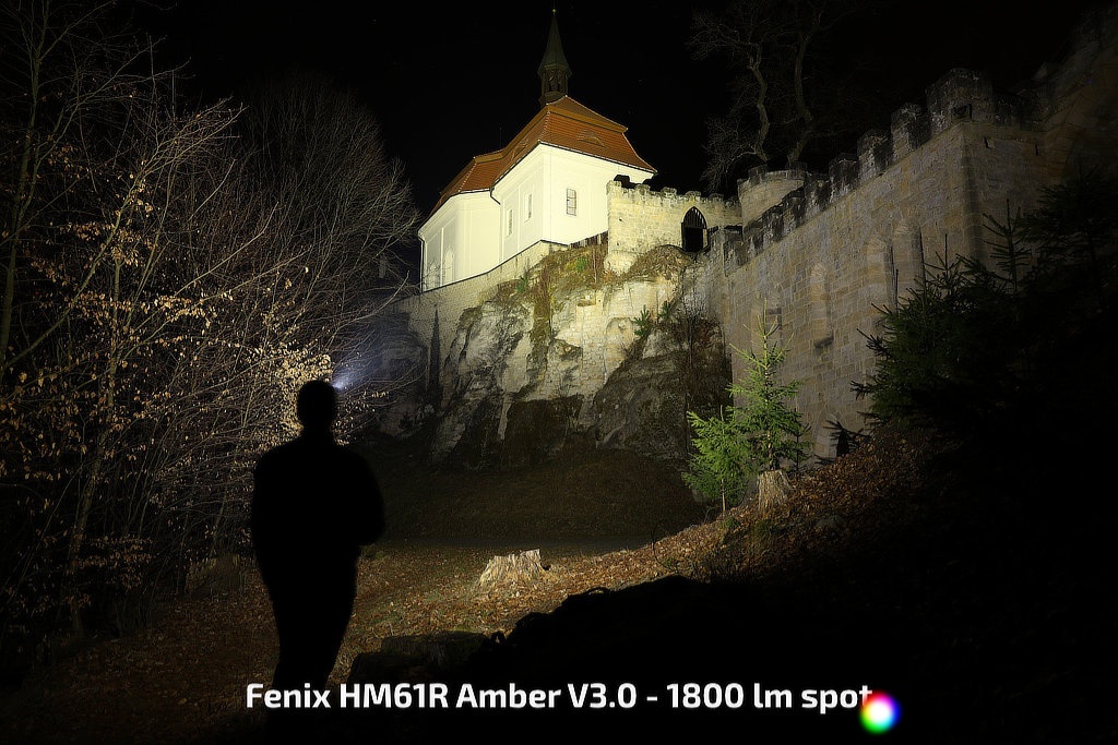 Fenix HM61R Amber V3.0 1800 lúmenov